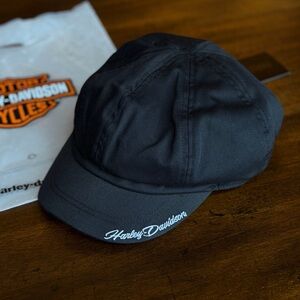 New Harley-Davidson Black Newsboy Cap